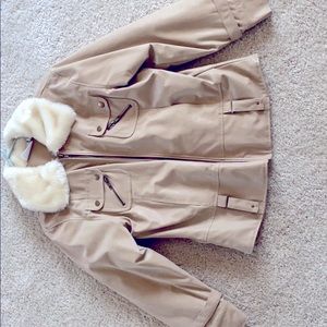 Girls perfect suede dress coat